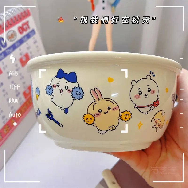 Dim Sum Basket - Chiikawa Sevimli Karikatür Seramik Hazır Erişte