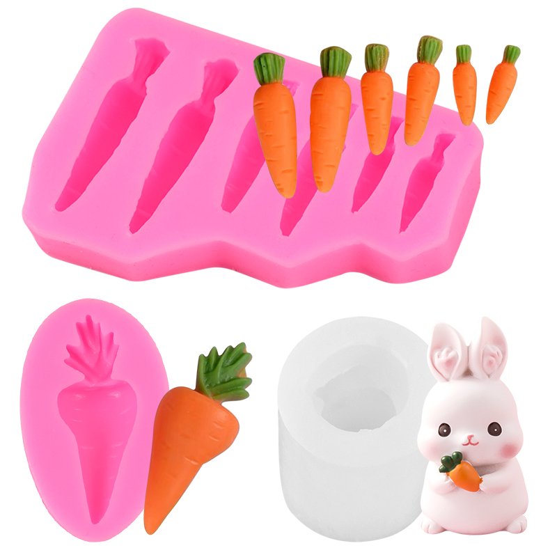 Bunny Cake Mold - 3D paskalya tavşanı silikon kalıp sevimli