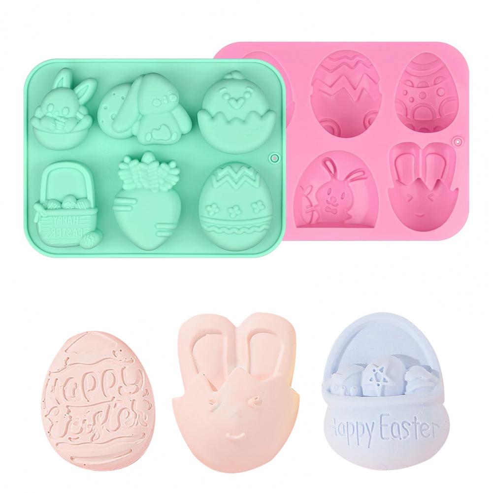 Bunny Cake Mold - Tavşan Çikolata Kalıbı 4 adet Tavşan