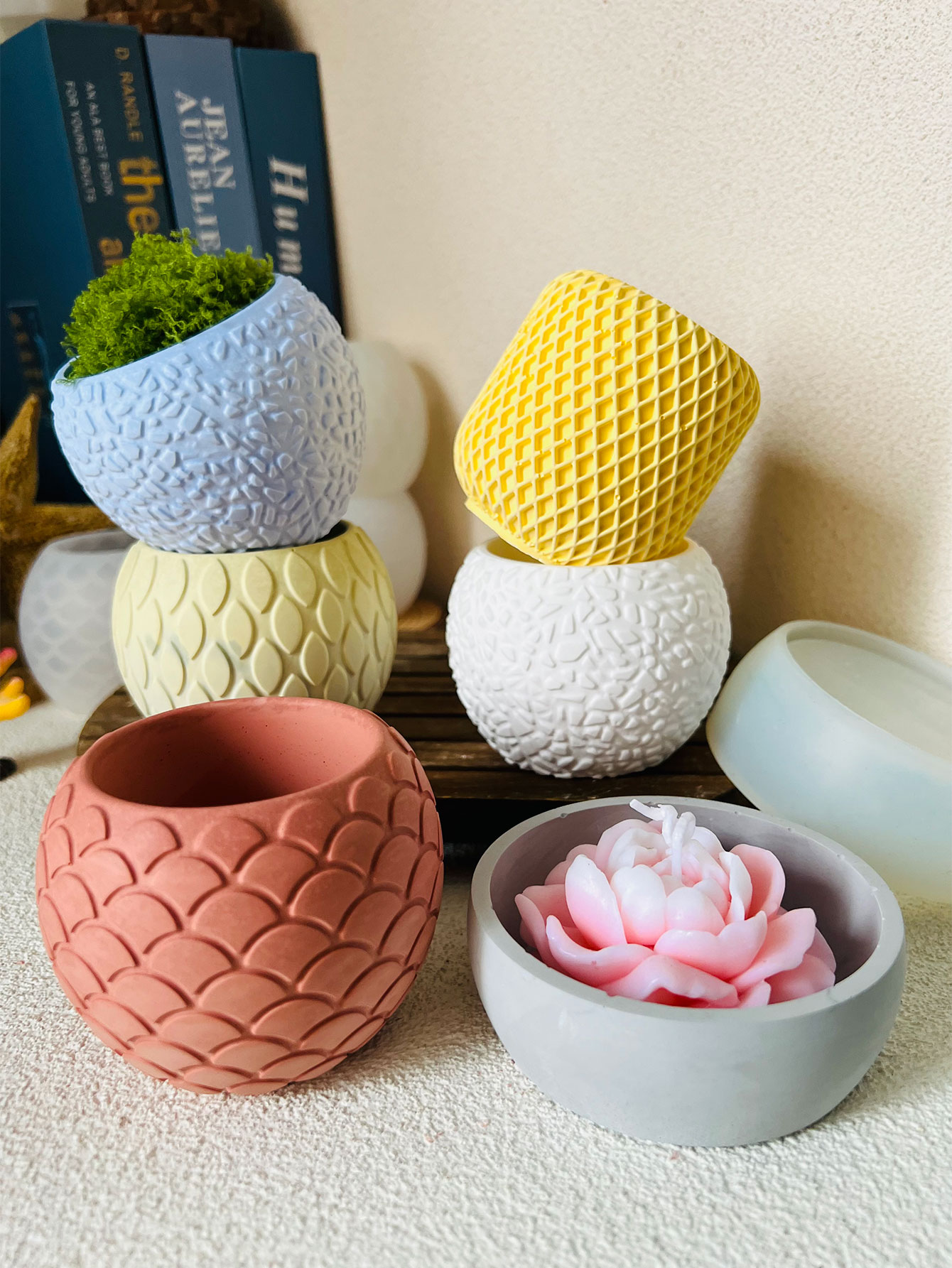 1 adet balık pulu desen çiment - Potsticker Mold incelemesi ve fiyatı