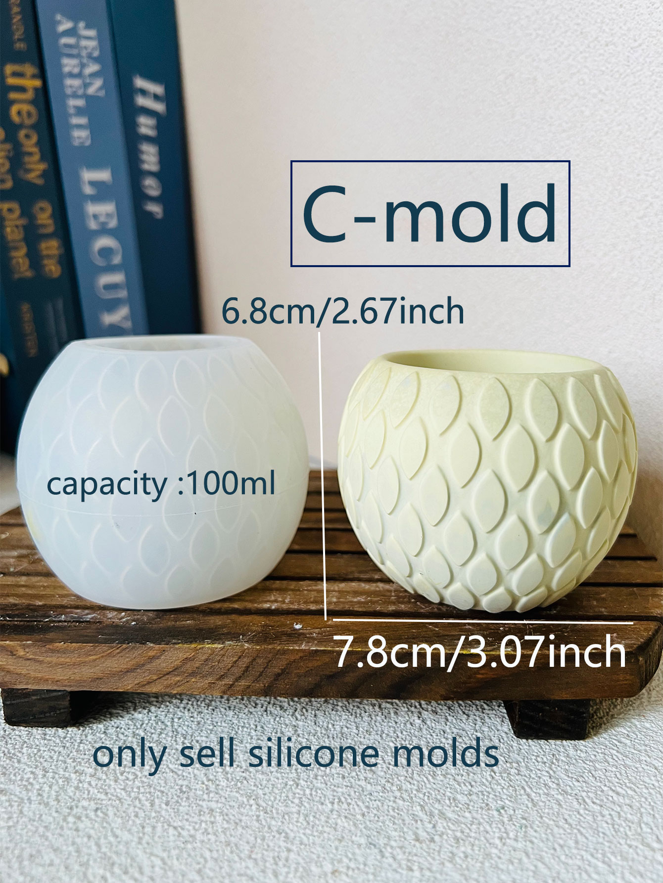 1 adet balık pulu desen çiment - Potsticker Mold incelemesi ve fiyatı