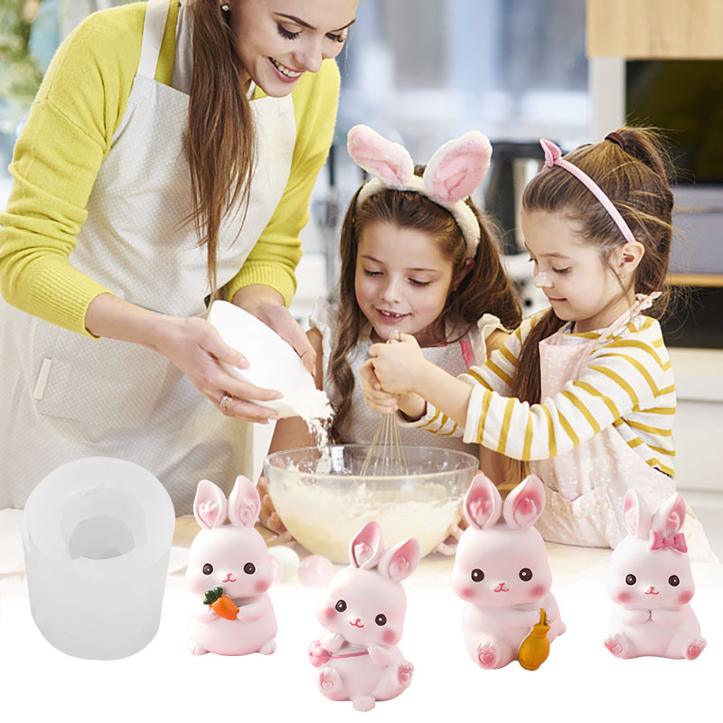 3D paskalya tavşanı silikon ka - Bunny Cake Mold incelemesi ve fiyatı