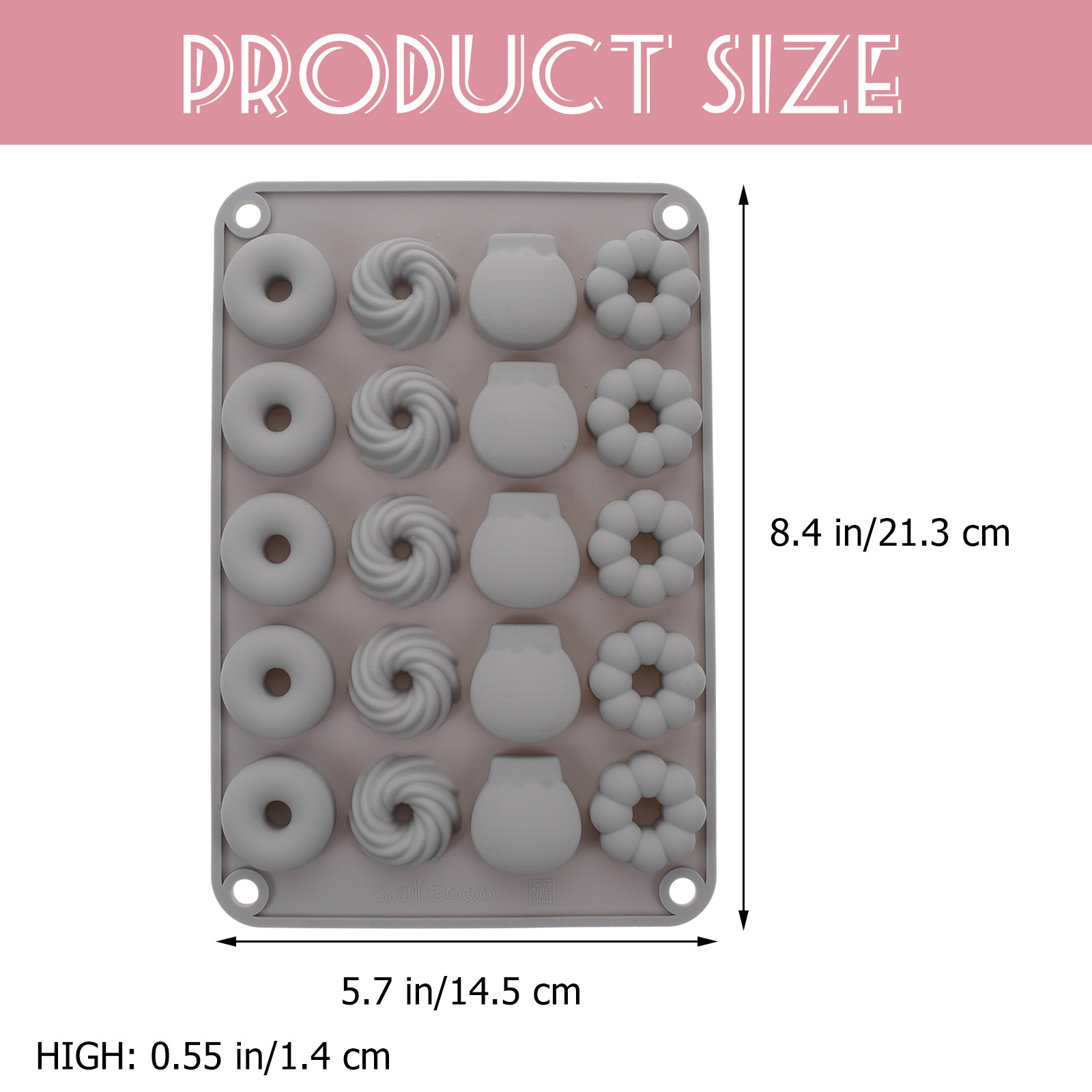 Mini Çikolata Donut Silikon Ka - Donut Mold Silicone incelemesi ve fiyatı